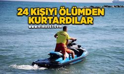 Cankurtaranlar 24 kişiyi ölümün kıyısından aldı