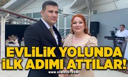 Evlilik yolunda ilk adımı attılar