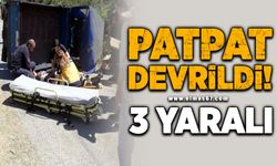 Patpat devrildi: 3 yaralı