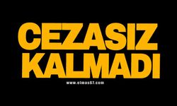 Cezasız kalmadı