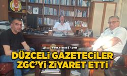 Düzceli gazetecilerden ZGC’ye kutlama