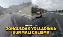 Zonguldak yollarında hummalı çalışma