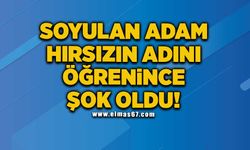 Soyulan adam hırsızın adını öğrenince şok oldu!