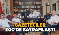 Gazeteciler ZGC’de bayramlaştı