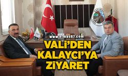 Vali Osman Hacıbektaşoğlu’ndan Mustafa Kalaycı’ya ziyaret