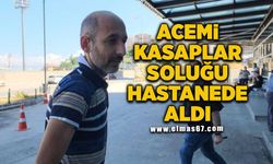 Zonguldak'ta acemi kasaplar soluğu hastanede aldı