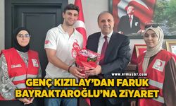 Genç Kızılay’dan Faruk Bayraktaroğlu’na ziyaret