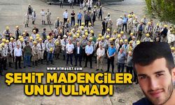 Şehit madenci Tevfik Soy’u unutmadılar