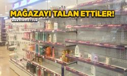 Zonguldak'ta mağazayı talan ettiler!