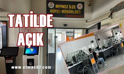 Zonguldak’ta Nüfus Müdürlüğü tatil yapmıyor