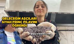 Geleceğin aşçıları siyah pirinç pilavını öğrendi