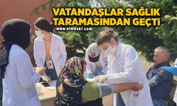 Zonguldak’ta vatandaşlar sağlık taramasından geçti