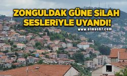 Zonguldak'ta bayram sabahı silah sesleri yükseldi