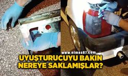 Uyuşturucuyu stop lambasına sakladılar