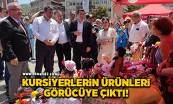 Kursiyerlerin hazırladığı ürünler görücüye çıktı