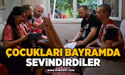 Çocukları bayramda sevindirdiler