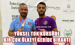 Zonguldaklı Yüksel Tok çok sayıda ülkenin önünde kürsüye çıktı