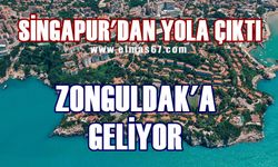 Singapur’dan yola çıktı Zonguldak’a geliyor