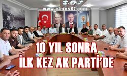 10 yıl aradan sonra ilk kez AK Parti’ye gitti!