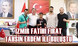 İzmir fatihi Fırat Bozkurt, Tahsin Erdem ile buluştu