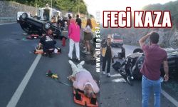 Zonguldak'ta hastane kavşağında feci kaza!