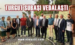 Turgut Subaşı için veda programı düzenlendi