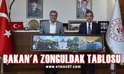 Osman Aşkın Bak’a Zonguldak 100.Yıl tablosu
