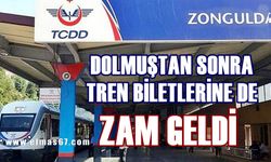 Zonguldak'ta dolmuştan sona trene de zam geldi!