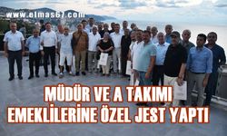 Müdür ve A takımı emeklilerine özel jest yaptı