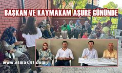 Belediye Başkanı ve Kaymakam aşure dağıttı