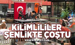 Kilimlililer şenlikte çoştu!