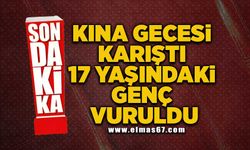 Kına gecesi karıştı! 17 yaşındaki genç vuruldu