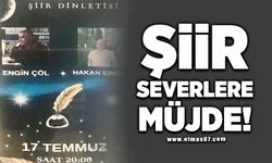 Şiir severlere mujde!