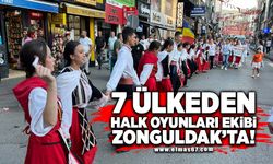 7 ülkeden halk oyunları ekibi Zonguldak'ta