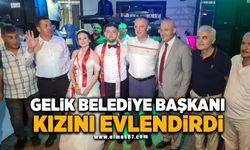 Gelik Belediye Başkanı Kızını evlendirdi