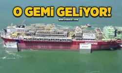 Dev gemi Zonguldak'ta deniz sahasında görev yapacak