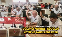 Göldağı menbası Güdüllü Köyü’ne tahsis edilecek