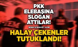 PKK elebaşına slogan attılar! Halay çekenler tutuklandı