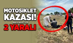 Motosiklet kazası: 2 yaralı