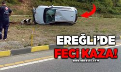 Ereğli'de trafik kazası!