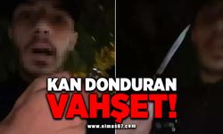 Kan donduran vahşet! Akrabasını öldürüp kanlı bıçakla video çekti