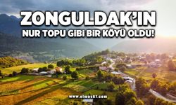 Zonguldak'ın nur topu gibi bir köyü oldu