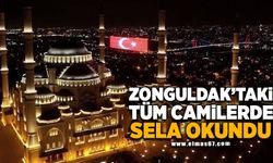 15 Temmuz şehitleri için Zonguldak’taki tüm camilerde sela okundu