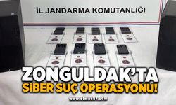 Zonguldak'ta siber suç operasyonu
