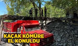 Operasyonda kaçak kömüre el konuldu