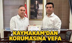 Kaymakam Necdet Özdemir'den korumasına vefa