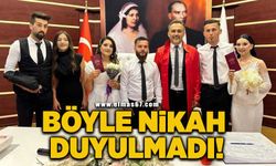 Aynı gün aynı saatte evlendiler: Birbirlerinin nikah şahidi oldular