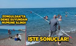 Zonguldak'ta deniz sularından numuneler alındı