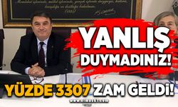 YANLIŞ DUYMADINIZ... YÜZDE 3307 ZAM GELDİ!