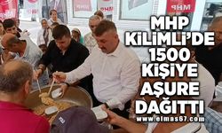 MHP Kilimli'de 1500 kişiye aşure dağıttı